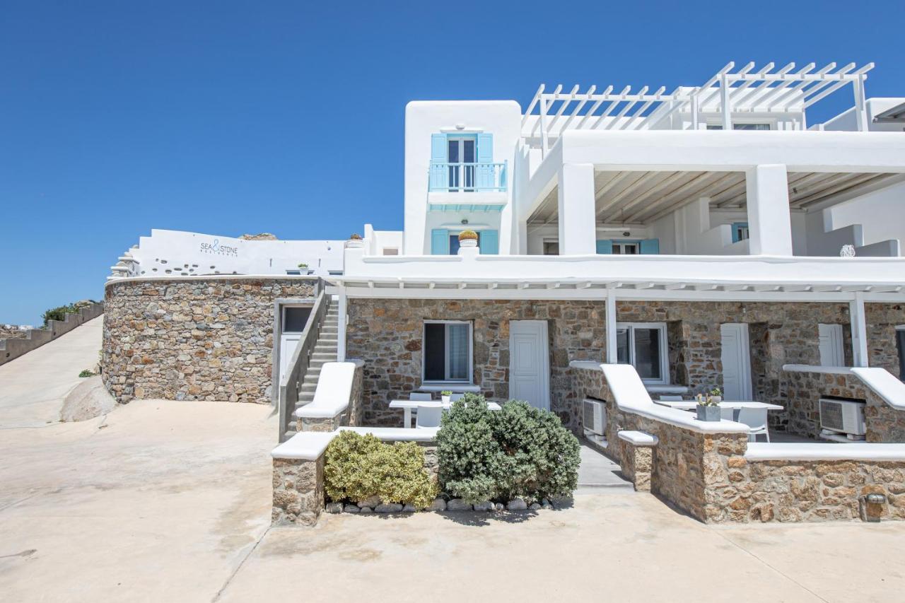 Sea & Stone Residence Mykonos Platys Gialos  Exteriör bild