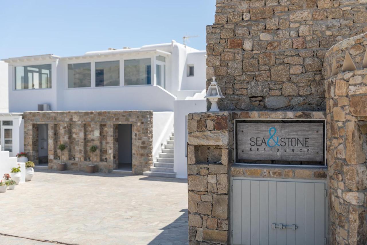 Sea & Stone Residence Mykonos Platys Gialos  Exteriör bild